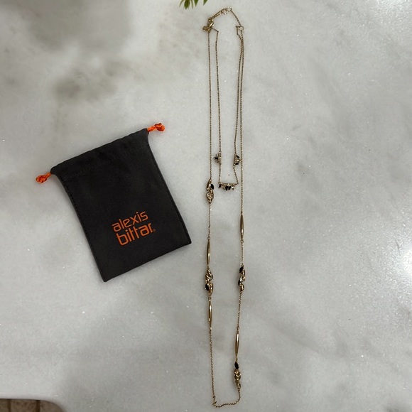 Alexis Bittar Miss Havisham double necklace - Picture 2 of 7